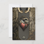 車輪とチューブのロマンチシズムは、スチームパンクの魂 出欠カード (裏面)