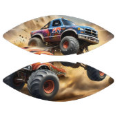 車輪のカオス:モンスタートラックがダービーを叩き潰す。 アメリカンフットボール (パネル)