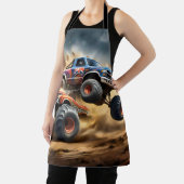 車輪のカオス：モンスタートラックがダービーを叩き潰す。 エプロン (インサイチュ)