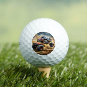 車輪のカオス:モンスタートラックがダービーを叩き潰す。 ゴルフボール (インサイチュ 木)