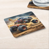 車輪のカオス:モンスタートラックがダービーを叩き潰す。 スクエアペーパーコースター (アングル)