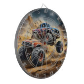 車輪のカオス:モンスタートラックがダービーを叩き潰す。 ダーツボード (正面左)