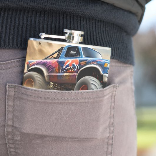 車輪のカオス:モンスタートラックがダービーを叩き潰す。 フラスク (インサイチュ)