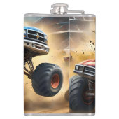 車輪のカオス:モンスタートラックがダービーを叩き潰す。 フラスク (裏面)