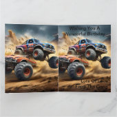 車輪のカオス:モンスタートラックのスマッシュダービー カード (内部)