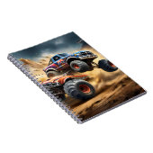 車輪のカオス:モンスタートラックのスマッシュダービー ノートブック (右側)
