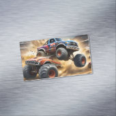 車輪のカオス:モンスタートラックのスマッシュダービー マグネット名刺 (インサイチュ)