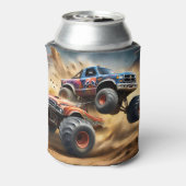 車輪のカオス:モンスタートラックのスマッシュダービー 缶クーラー (缶裏面)