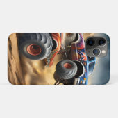 車輪のカオス：モンスタートラックのスマッシュダービー Case-Mate iPhoneケース (裏面(横))