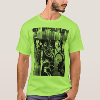 車輪のコラージュ Tシャツ