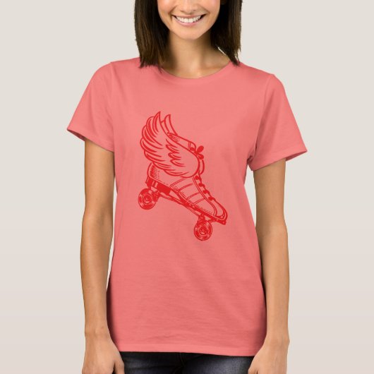 車輪の付いた天使 Tシャツ (正面)