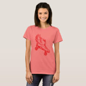 車輪の付いた天使 Tシャツ (正面フル)