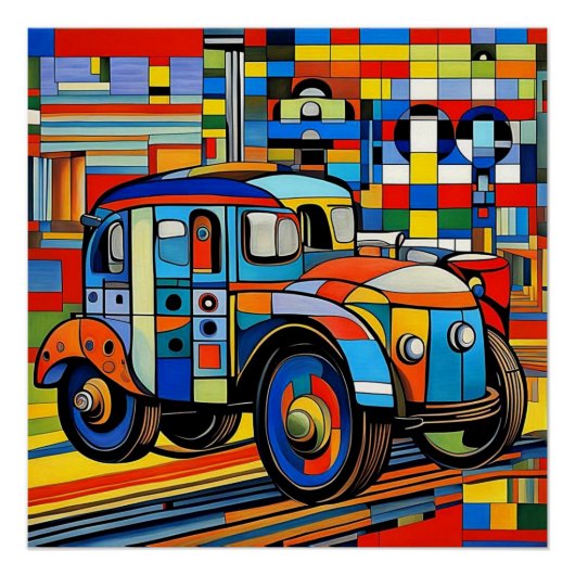 車輪の付いた車両3 ポスター (正面)