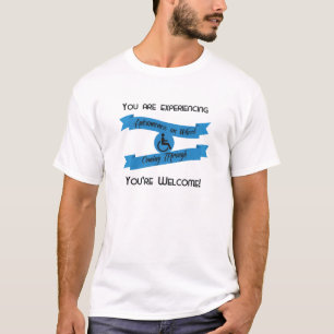 "車輪のAwesomenessを"のティー経験しています Tシャツ