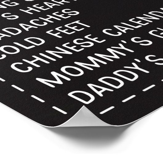 車輪またはヒール古い妻の物語が性別を明らかにする兆候 ポスター (角)