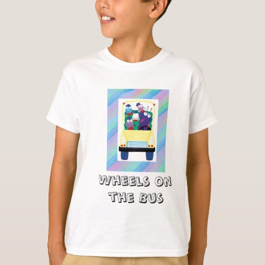 車輪バスTシャツ Tシャツ (正面)