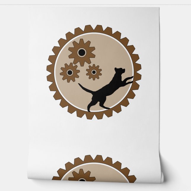 車輪付きの犬かご 壁紙 (ほどく)