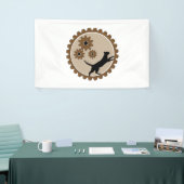 車輪付きの犬かご 横断幕 (トレードショー)