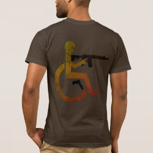 車輪付き武装 – 丸なし – 数々の米国製 Tシャツ