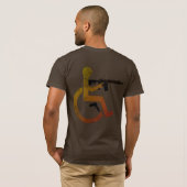 車輪付き武装 – 丸なし – 数々の米国製 Tシャツ (裏面フル)