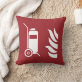 車輪式消火器安全標識 クッション (ブランケット)