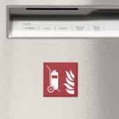 車輪式消火器安全標識 マグネット (インサイチュ (食洗機))