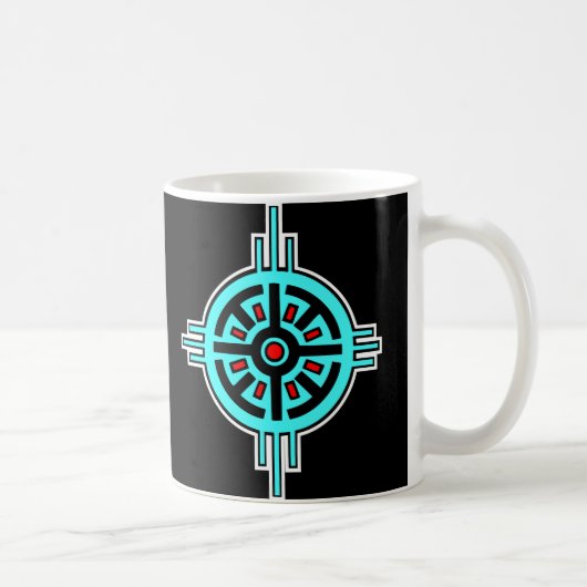 車輪黒い薬 コーヒーマグカップ (右)
