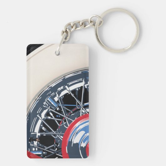 車輪 キーホルダー (裏面)