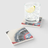 車輪 ストーンコースター (横)