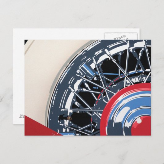 車輪 ポストカード (正面/裏面)