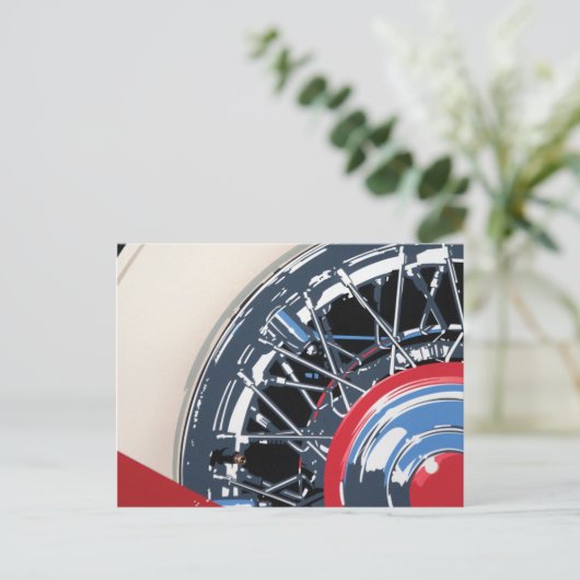 車輪 ポストカード (スタンド正面)