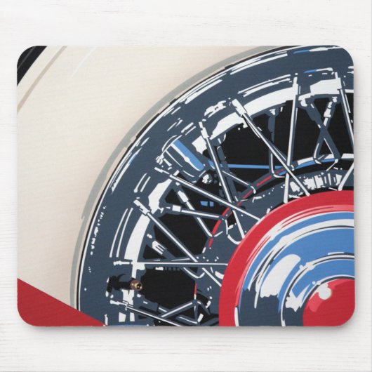 車輪 マウスパッド (正面)