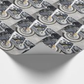 車輪 ラッピングペーパー (角)