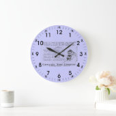 車輪、レール、レール継ぎ手用カーネギー鋼 ラージ壁時計 (ホーム)