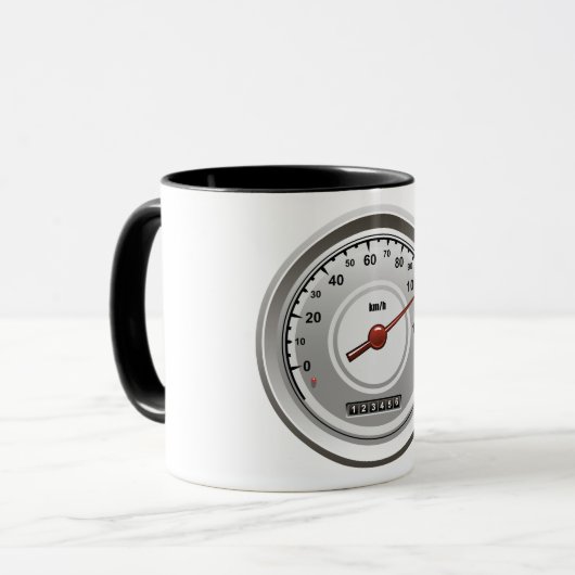 車速計マグ マグカップ (正面左)