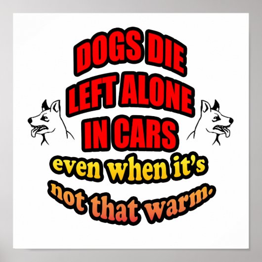 車離れの中でペットを一人で飼うな ポスター (正面)