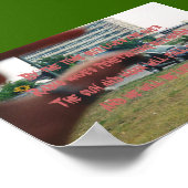 車頭が切れる ポスター (角)