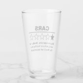 車1つ星レート タンブラーグラス (裏面)