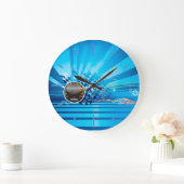 車1壁時計オプション ラージ壁時計 (ホーム)