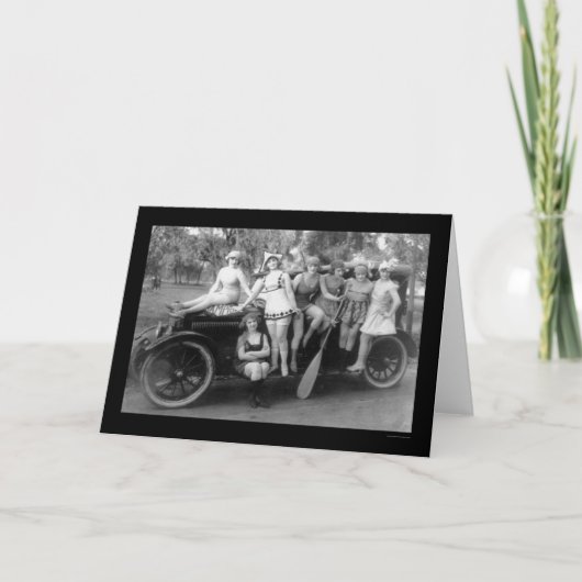 車1919年の美しいを浸すこと カード (正面)