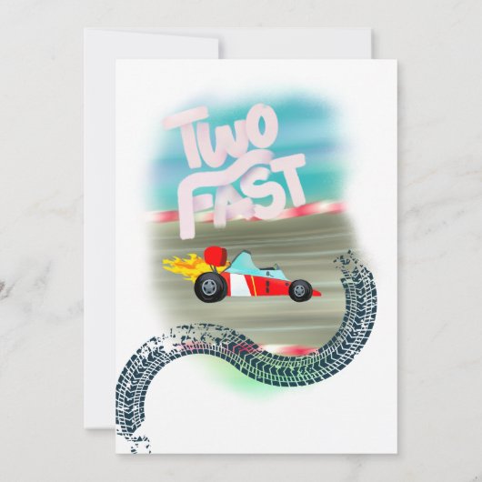 車2速 招待状 (裏面)