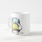 車 コーヒーマグカップ (正面左)