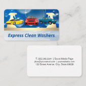 車 | シャボン | スプレーボトル 名刺 (正面/裏面)