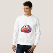 車 スウェットシャツ (正面フル)
