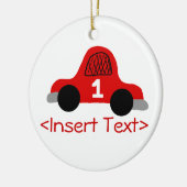 車 セラミックオーナメント (左)