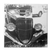 車 タイル (正面)