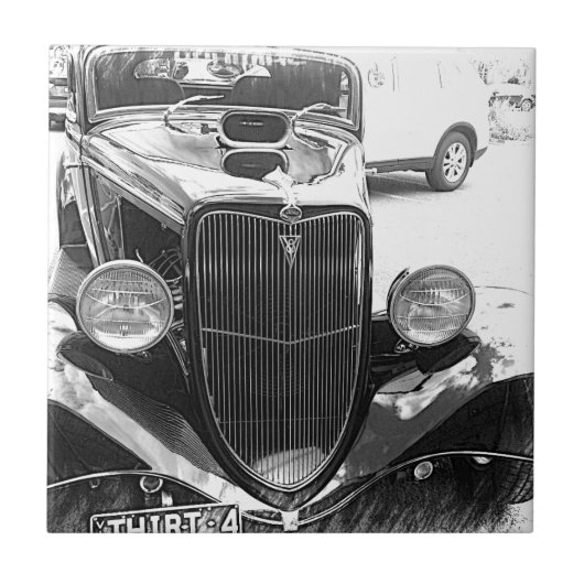 車 タイル (正面)