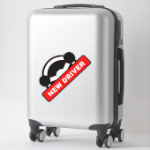 車・トラック・バス用の新しいドライバーシール シール (スーツケース)