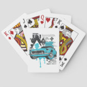 車 トランプ (裏面)