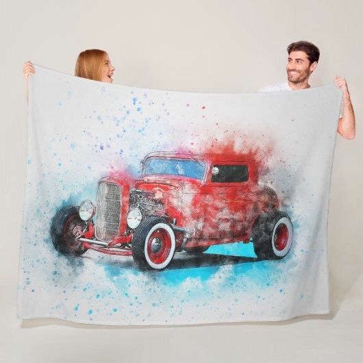 車 フリースブランケット (インサイチュ)